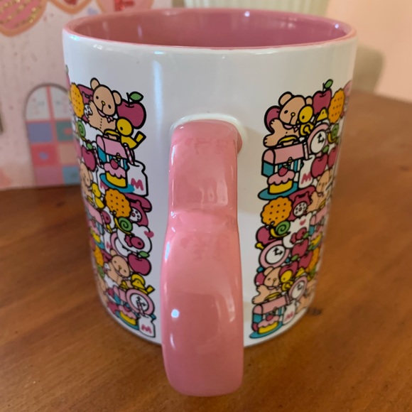 New Hello Kitty Ceramic Mug with Pink Heart Handle Valentines Mug❤️💝🧸💗 - Picture 7 of 11